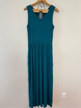 MOLERANI Teal Sleeveless Maxi Dress NWT Size L